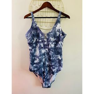 Athleta Tie dye One piece swim suit